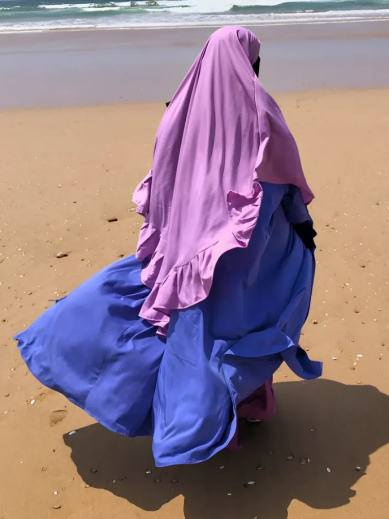Abaya kimono manche bouffante – Tasnim